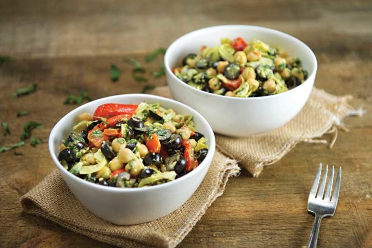 Mediterranean Pesto Chickpea Salad MI Coop Kitchen
