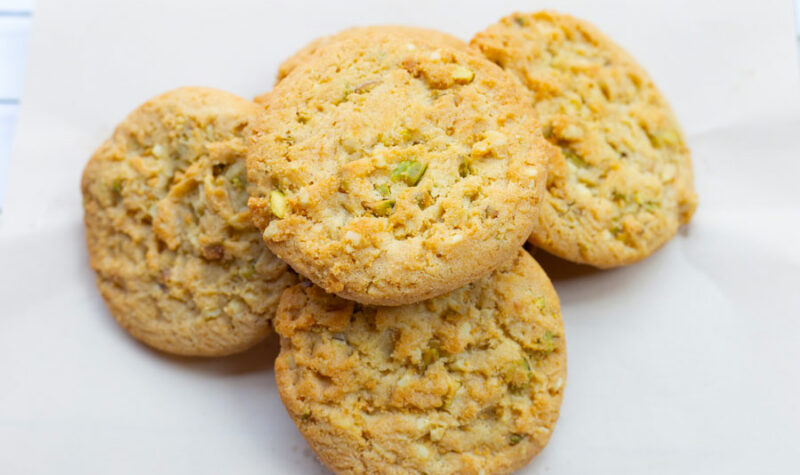 Pistachio Almond Cookies