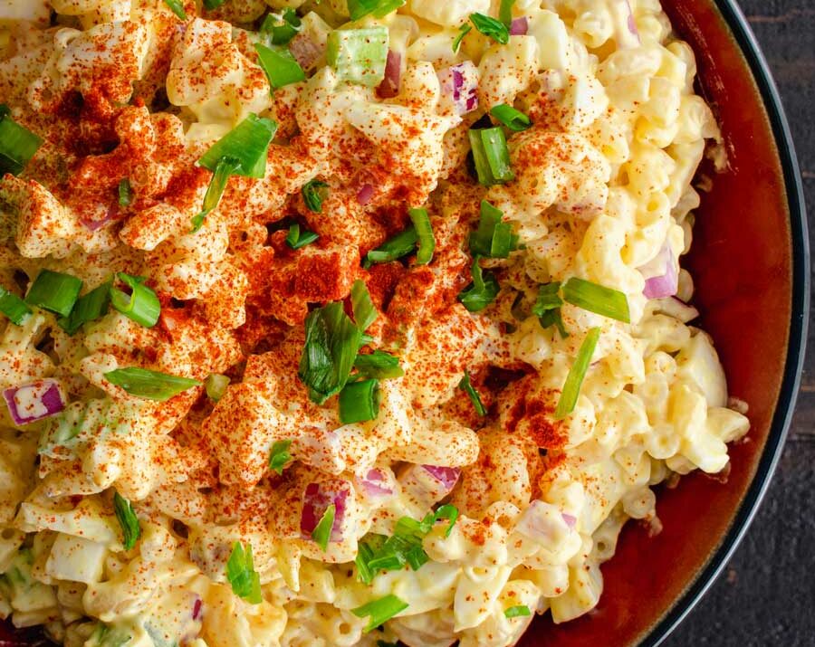 Macaroni Salad in a bowl