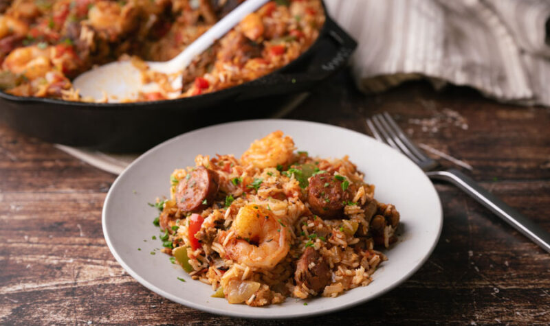 Jambalaya w/ shrimp and sausage